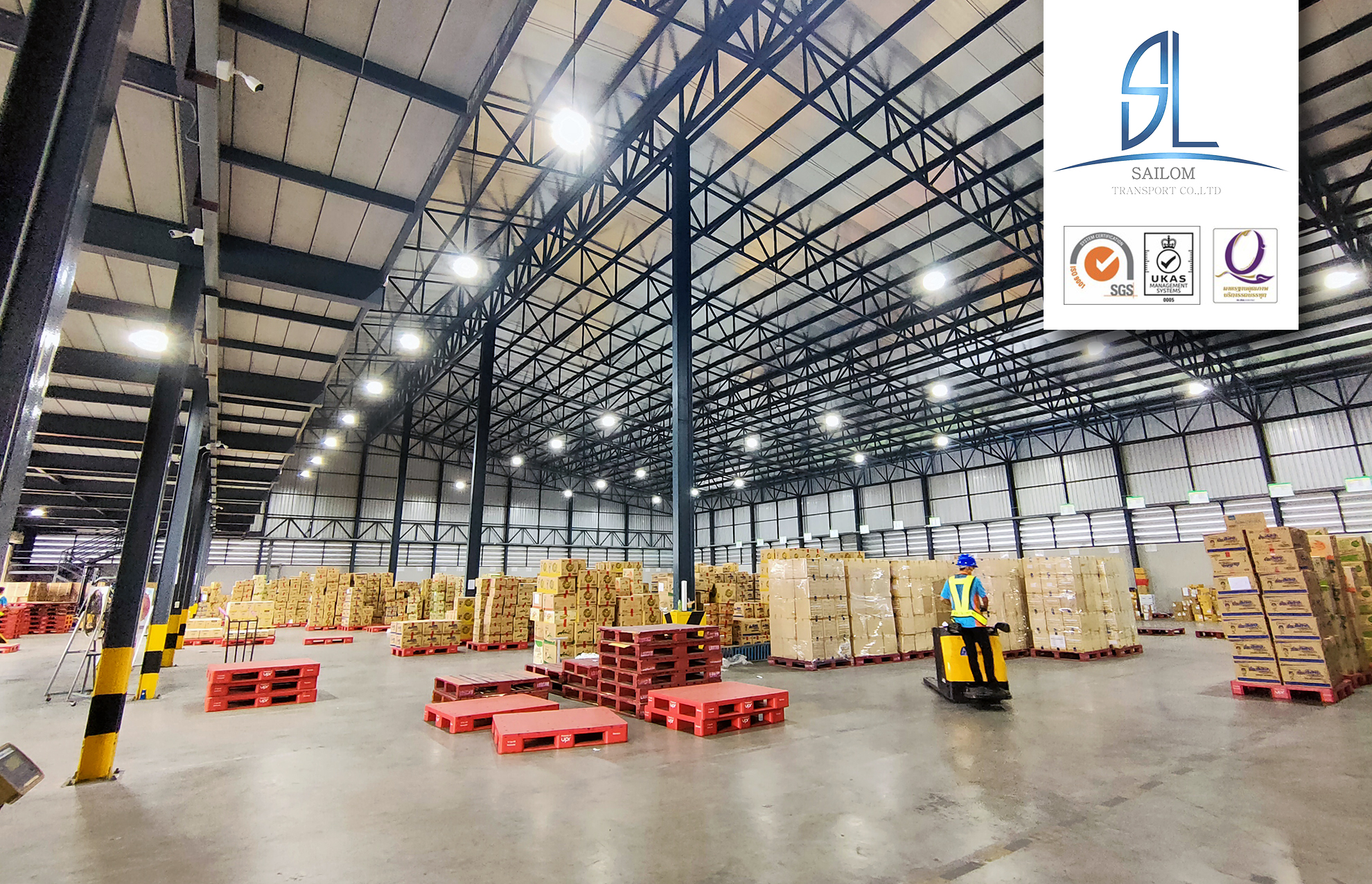 Sailom Express Truck – White Trailer